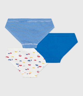 BOY'S ORGANIC COTTON BRIEFS - 3-PACK