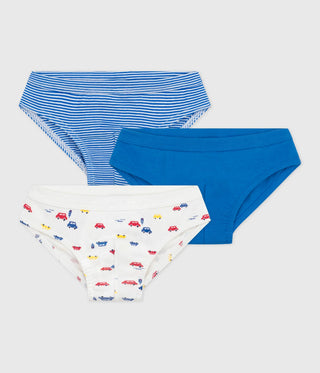 BOY'S ORGANIC COTTON BRIEFS - 3-PACK