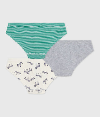 BOY'S ORGANIC COTTON BRIEFS - 3-PACK