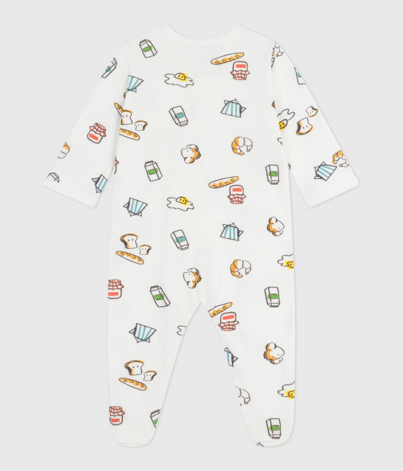 BABIES' PRINTED TUBE KNIT PYJAMA SUIT