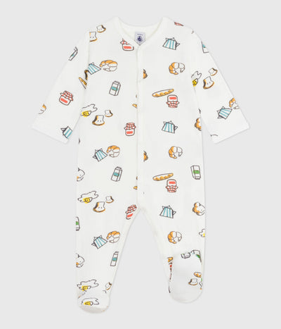 BABIES' PRINTED TUBE KNIT PYJAMA SUIT