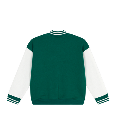 CHILDREN'S VARSITY-STYLE JACKET IN PLAIN COTTON