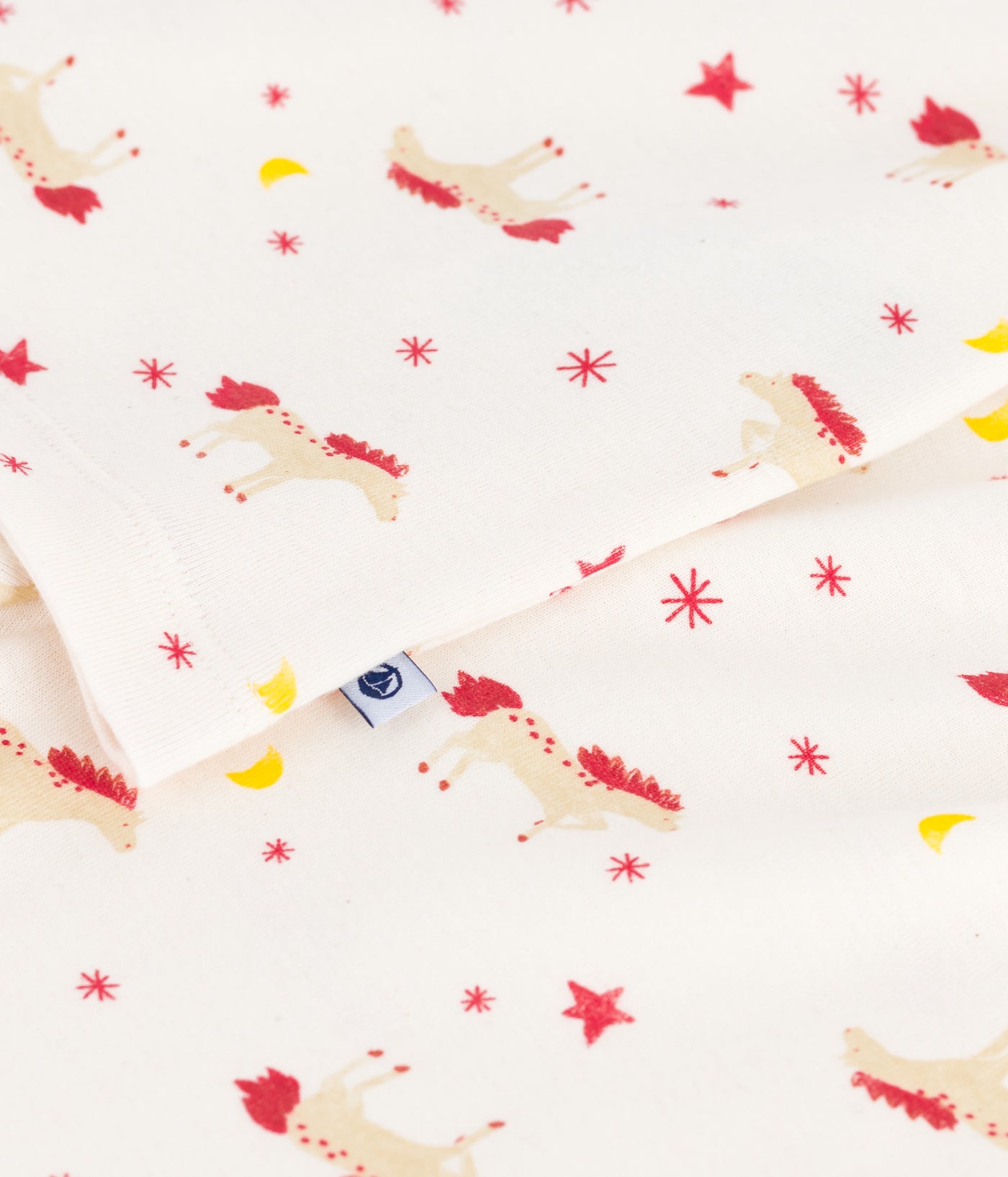 CHILDREN'S HORSE-PRINT COTTON PYJAMAS