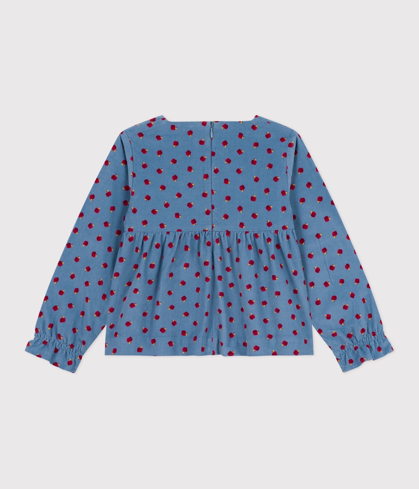 CHILDREN'S LONG-SLEEVED PRINTED CORDUROY BLOUSE