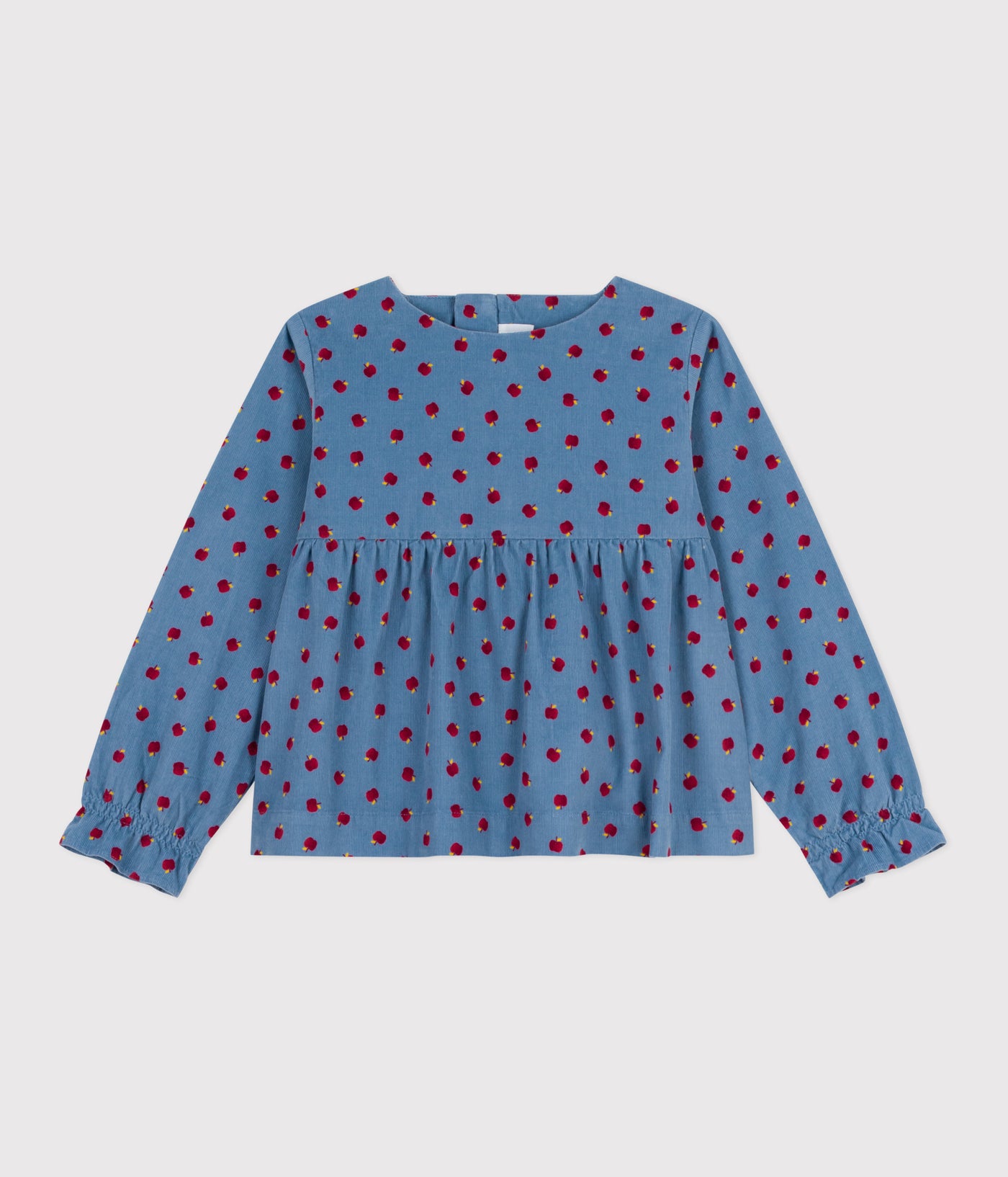 CHILDREN'S LONG-SLEEVED PRINTED CORDUROY BLOUSE