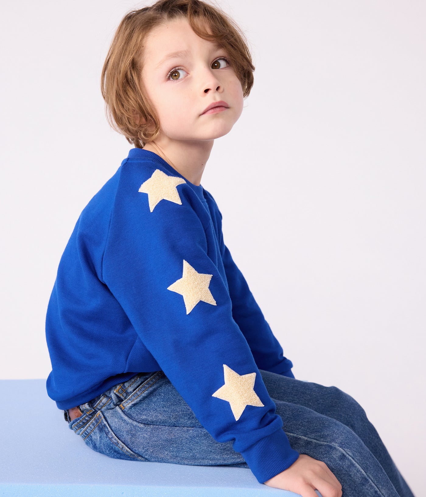 CHILDREN'S PLAIN COTTON SWEATSHIRT