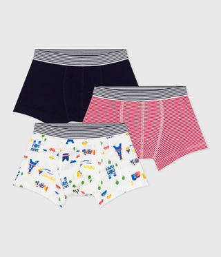 BOY'S ORGANIC COTTON BOXERS - 3-PACK