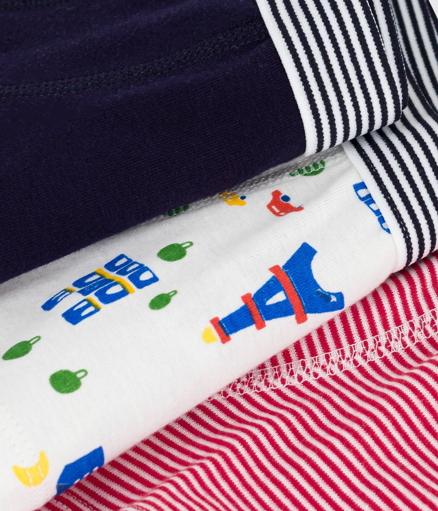 PACK OF CHILDREN'S PARIS-PRINT COTTON BOXERS