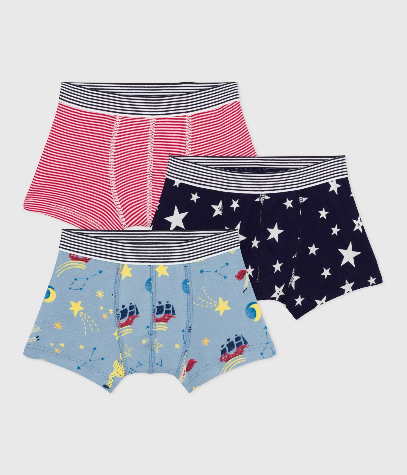 PACK OF CHILDREN'S PRINTED COTTON BOXERS