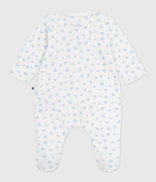 BABY UNISEX ORGANIC COTTON FOOTED SLEEPSUIT