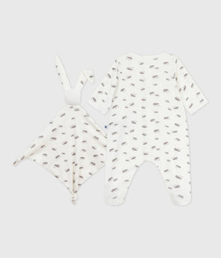 BABY UNISEX ORGANIC COTTON SLEEPSUIT AND TOY