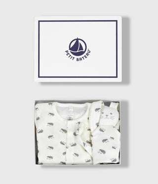 BABY UNISEX ORGANIC COTTON SLEEPSUIT AND TOY