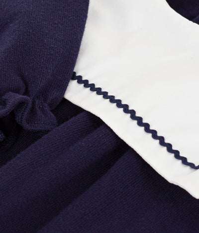 BABIES' SAILOR-STYLE COTTON PLAYSUIT