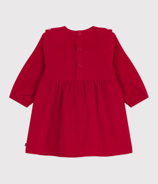 BABY GIRL'S ORGANIC COTTON CORDUROY DRESS