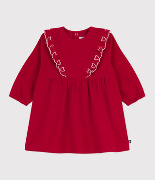 BABY GIRL'S ORGANIC COTTON CORDUROY DRESS