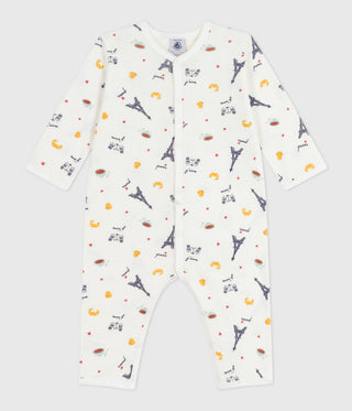 BABY UNISEX ORGANIC COTTON FOOTLESS SLEEPSUIT