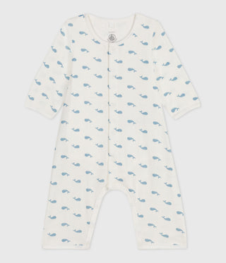 BABY UNISEX ORGANIC COTTON FOOTLESS SLEEPSUIT