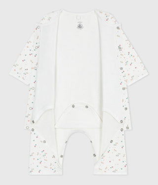 BABY UNISEX ORGANIC COTTON FOOTLESS SLEEPSUIT