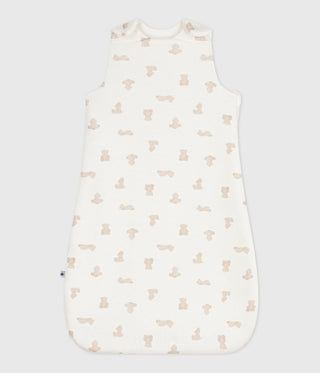 NEWBORN BABY UNISEX ORGANIC COTTON SLEEPING BAG 2 TOG IN BEAR-PRINT