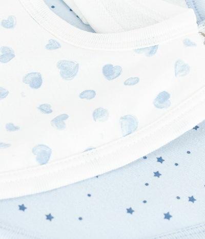 PACK OF BABIES' PRINTED COTTON BIBS