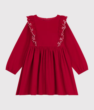 BABY GIRL'S ORGANIC COTTON CORDUROY DRESS