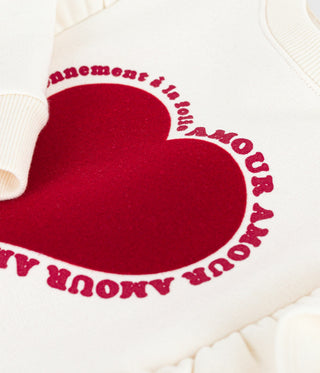 GIRL'S ORGANIC COTTON SWEATSHIRT