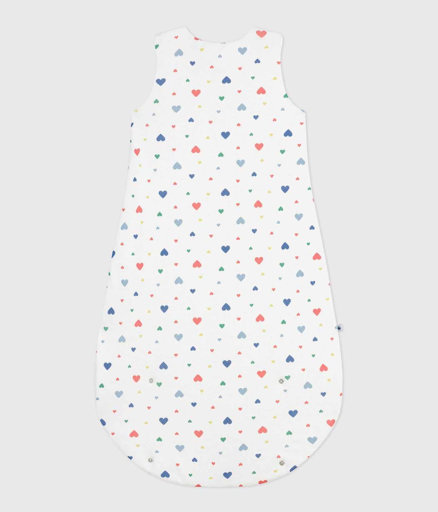 BABIES' 2 TOG HEART-PRINT COTTON SLEEPING BAG