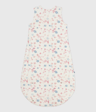 NEWBORN BABY GIRL'S ORGANIC COTTON SLEEPING BAG 2 TOG IN FLORAL-PRINT