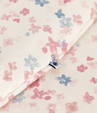 NEWBORN BABY GIRL'S ORGANIC COTTON SLEEPING BAG 2 TOG IN FLORAL-PRINT