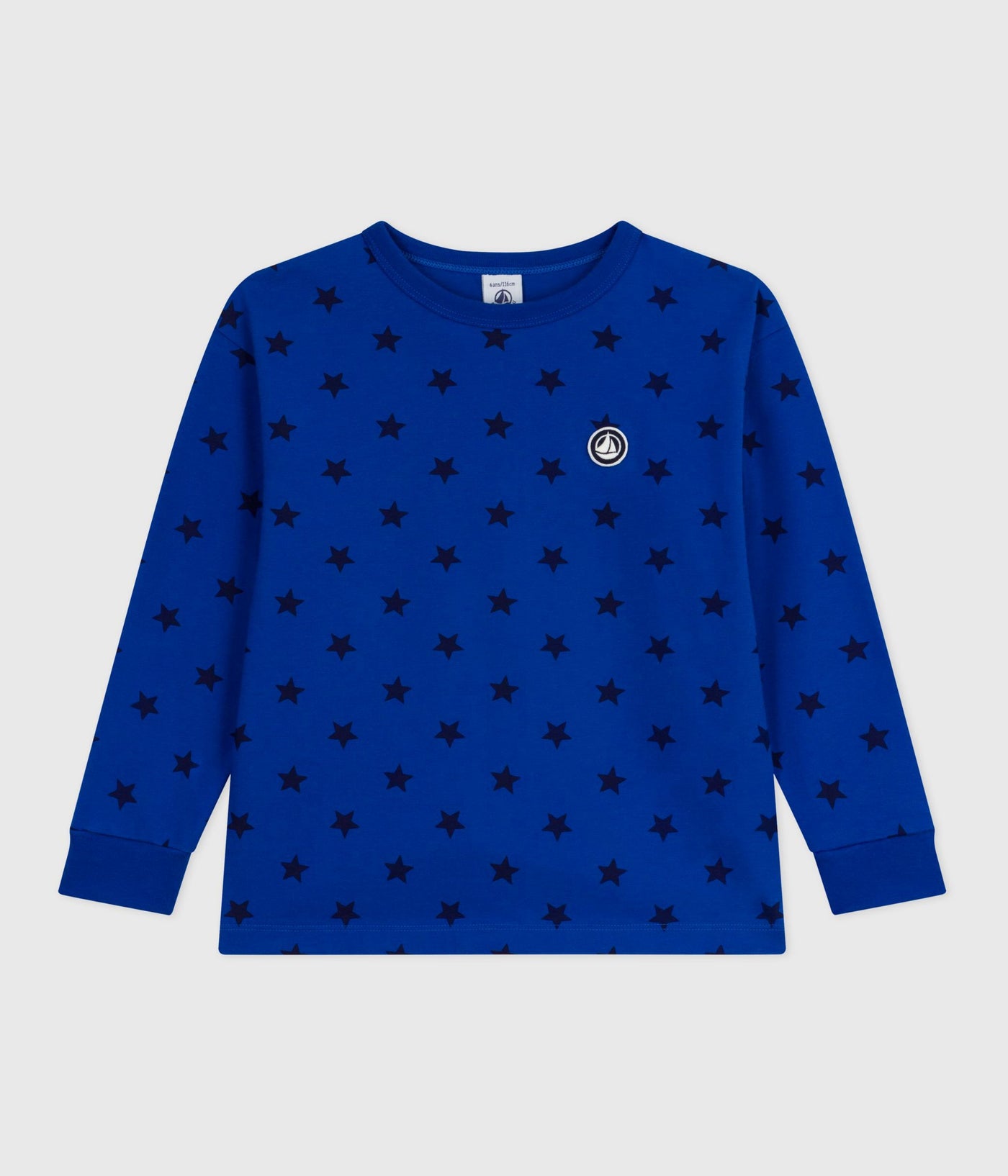 CHILDREN'S LONG-SLEEVED PRINTED COTTON T-SHIRT