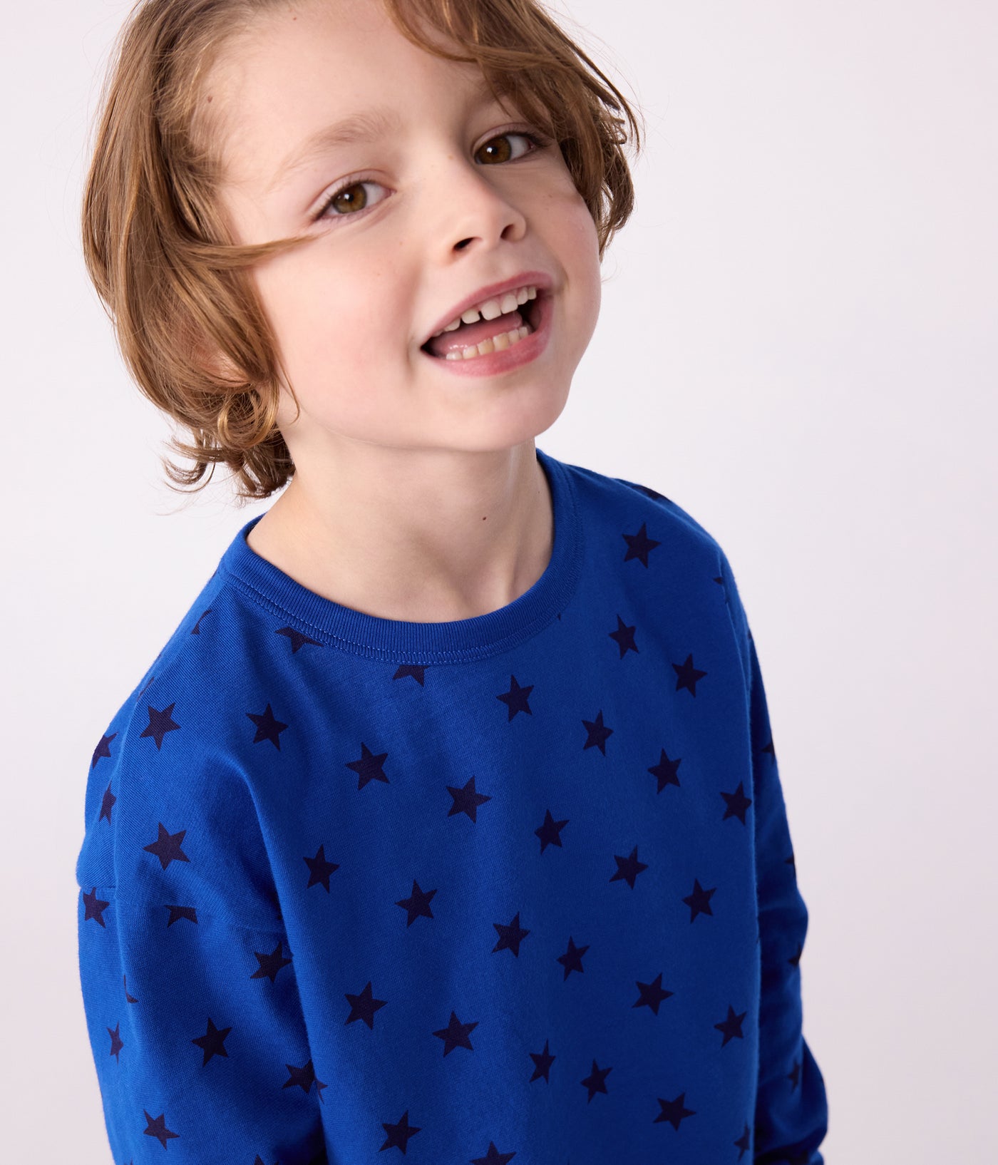 CHILDREN'S LONG-SLEEVED PRINTED COTTON T-SHIRT