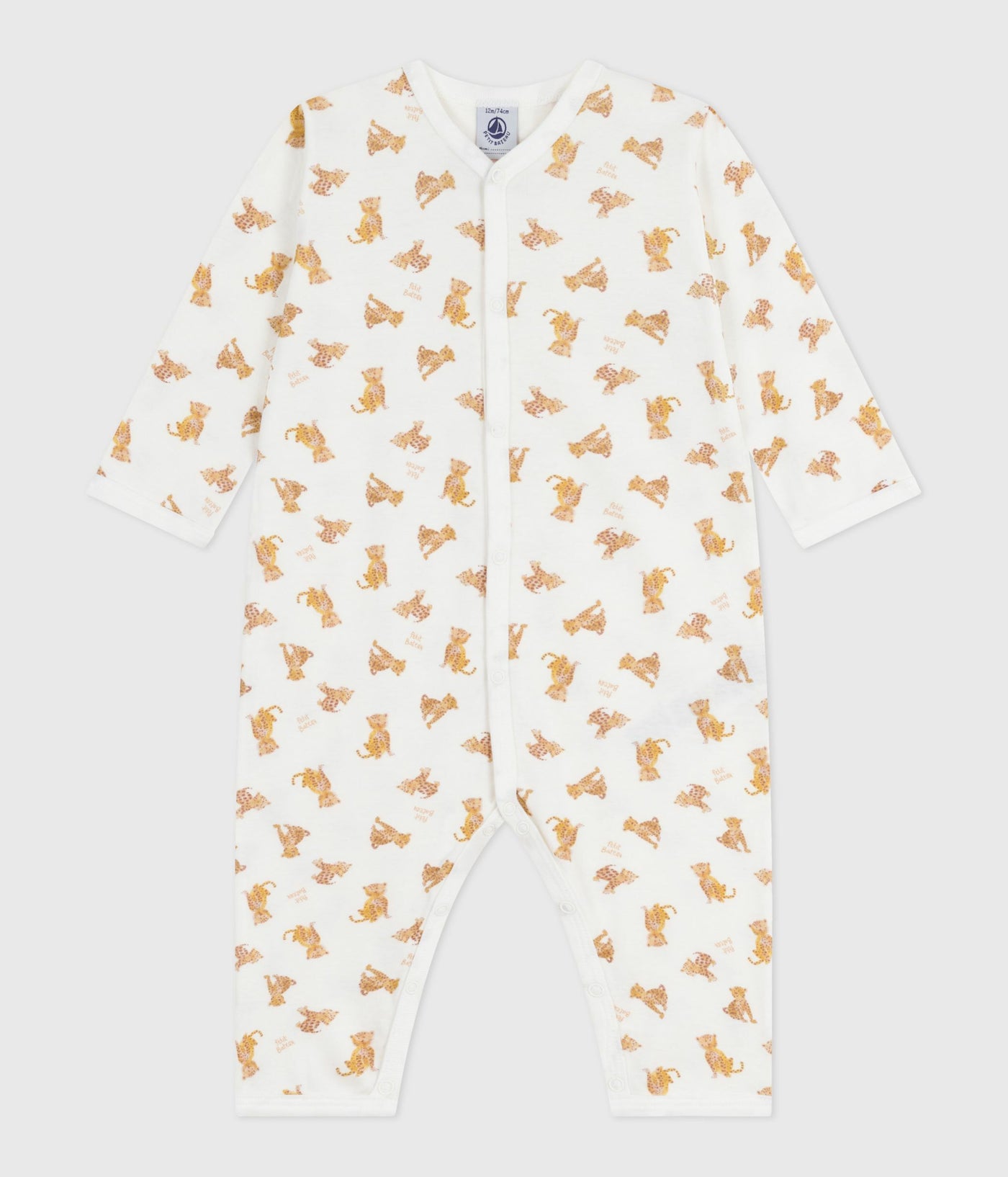BABIES' FOOTLESS PRINTED COTTON PYJAMA SUIT