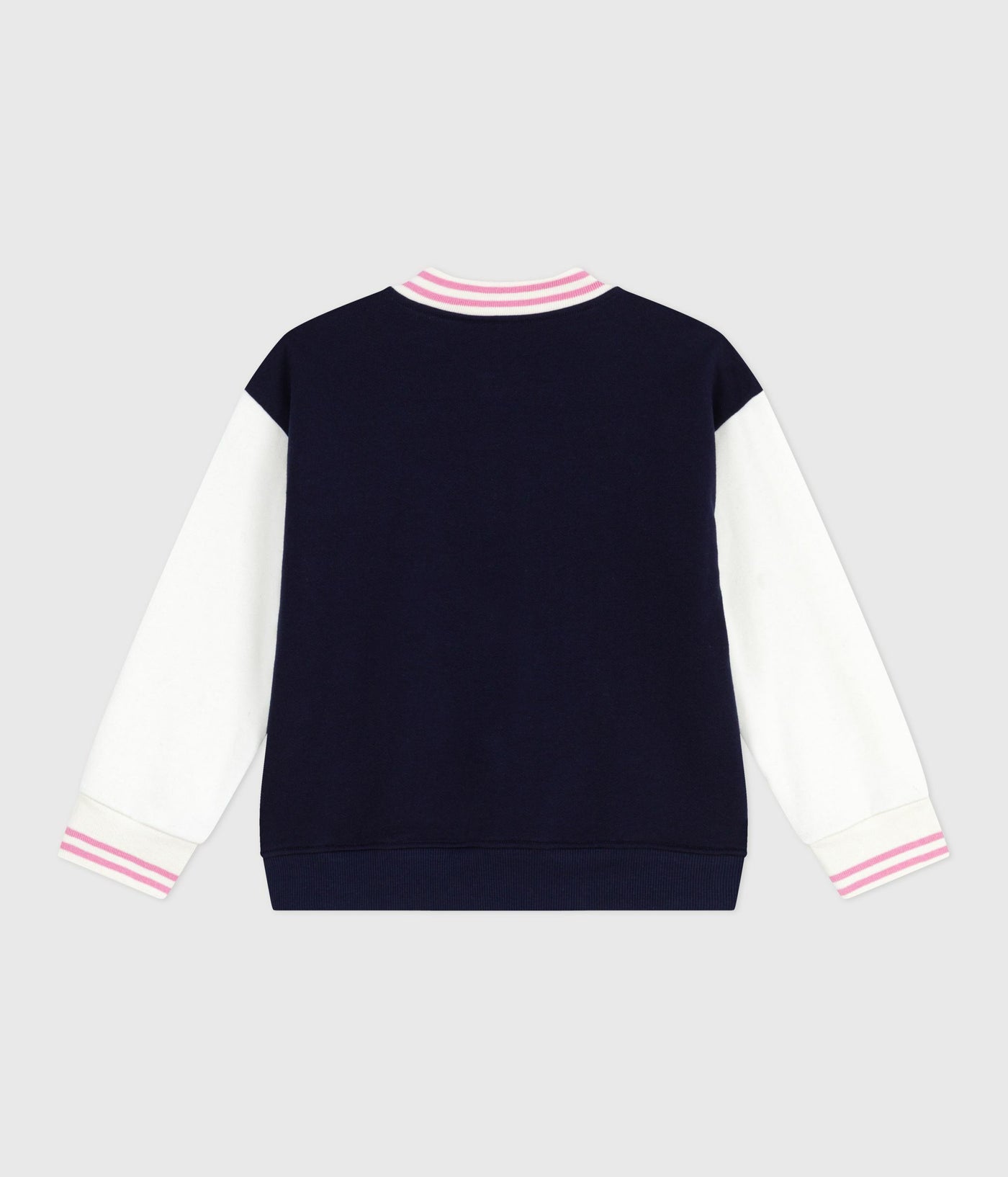 CHILDREN'S VARSITY-STYLE JACKET IN PLAIN COTTON