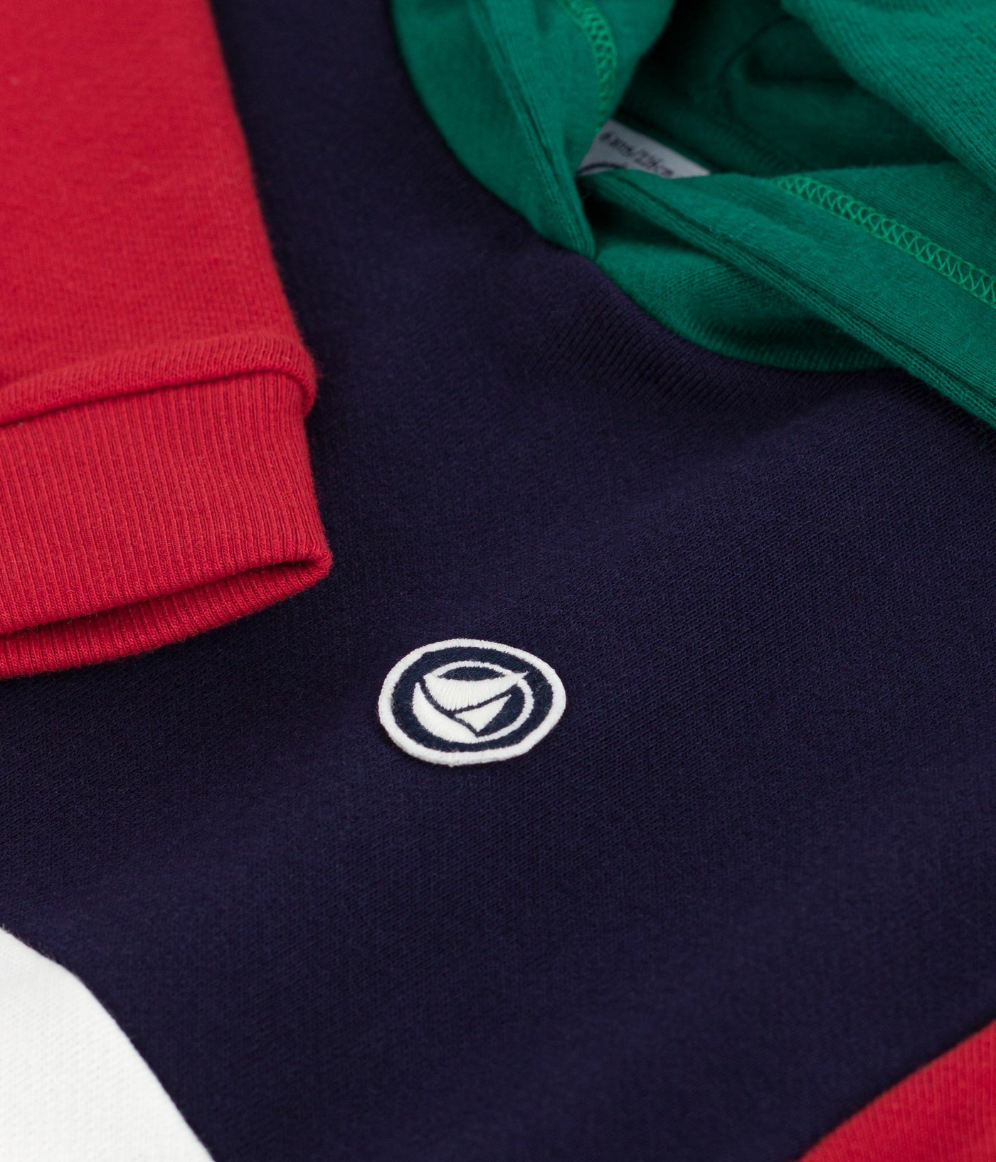 CHILDREN'S COLOURBLOCK COTTON HOODIE