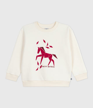 BOY'S ORGANIC COTTON FLEECE SWEATSHIRT
