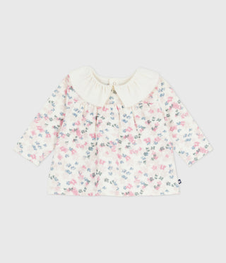 BABY GIRL'S COTTON BLOUSE IN FLORAL PRINT
