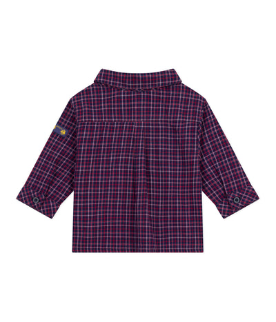 BABIES' CHECKED FLANNEL SHIRT