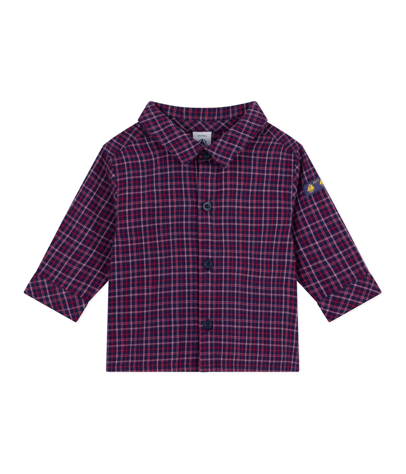 BABIES' CHECKED FLANNEL SHIRT