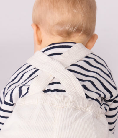 BABIES' PLAIN CORDUROY DUNGAREES