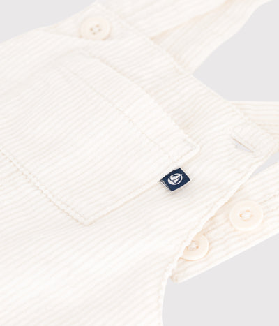 BABIES' PLAIN CORDUROY DUNGAREES