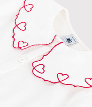 GIRL'S COTTON POPLIN BLOUSE