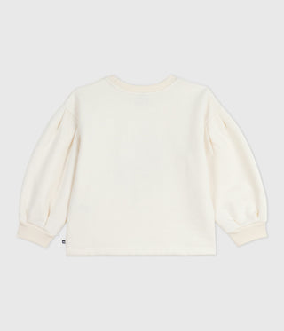 GIRL'S ORGANIC COTTON SWEATSHIRT