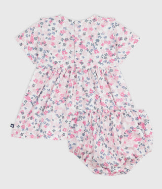 BABY GIRL'S ORGANIC COTTON POPLIN DRESS