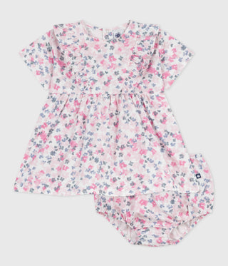 BABY GIRL'S ORGANIC COTTON POPLIN DRESS