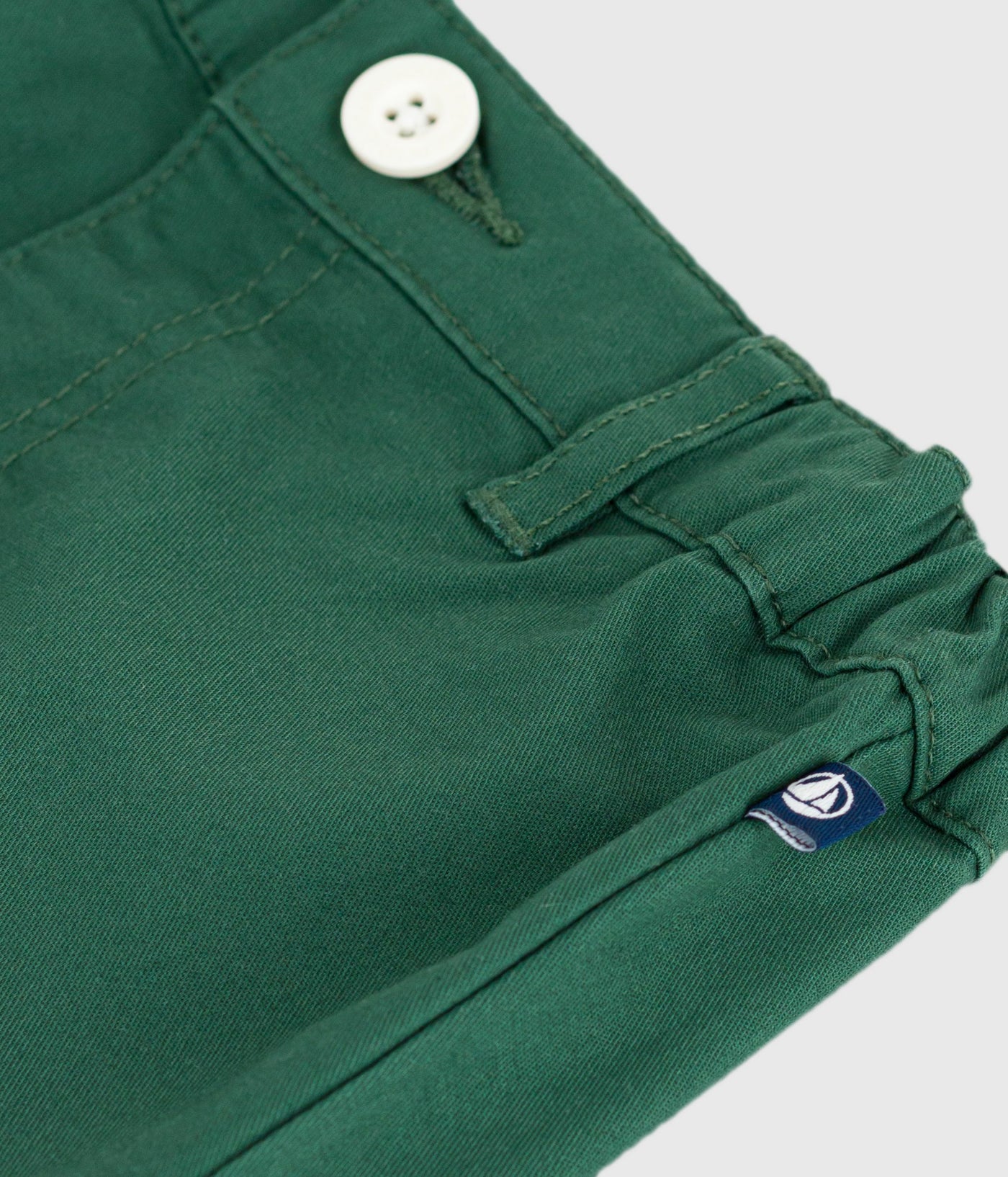 BABIES' PLAIN COTTON TWILL SHORTS
