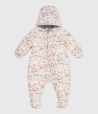 BABY GIRL'S POLYESTER SNOWSUIT