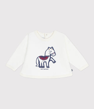 BABY GIRL'S COTTON SWEATSHIRT