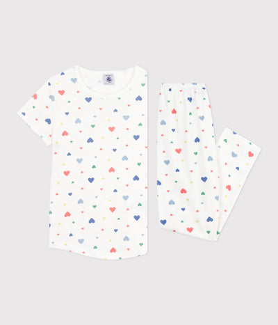 CHILDREN'S PRINTED PYJAMAS WITH SHORT SLEEVES AND LONG LEGS