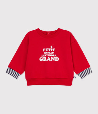 BOY'S ORGANIC COTTON FLEECE SWEATSHIRT