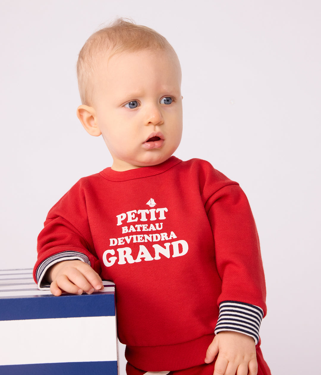 T-shirts Femme Petit Bateau Sweatshirt En Bouclette Éponge Enfant Fille / Garçon 8 Ans Vetements Bateau